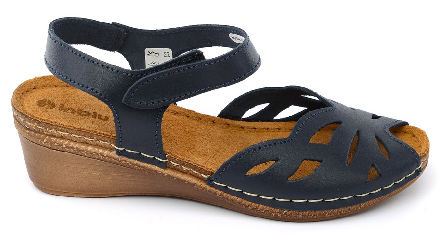 женские босоножки натуральная кожа inblu 