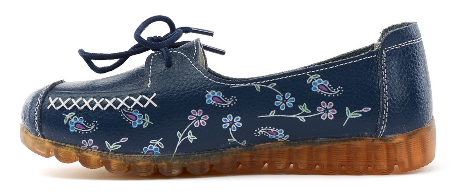 женские мокасины на шнурке натуральная кожа bnf тайвань