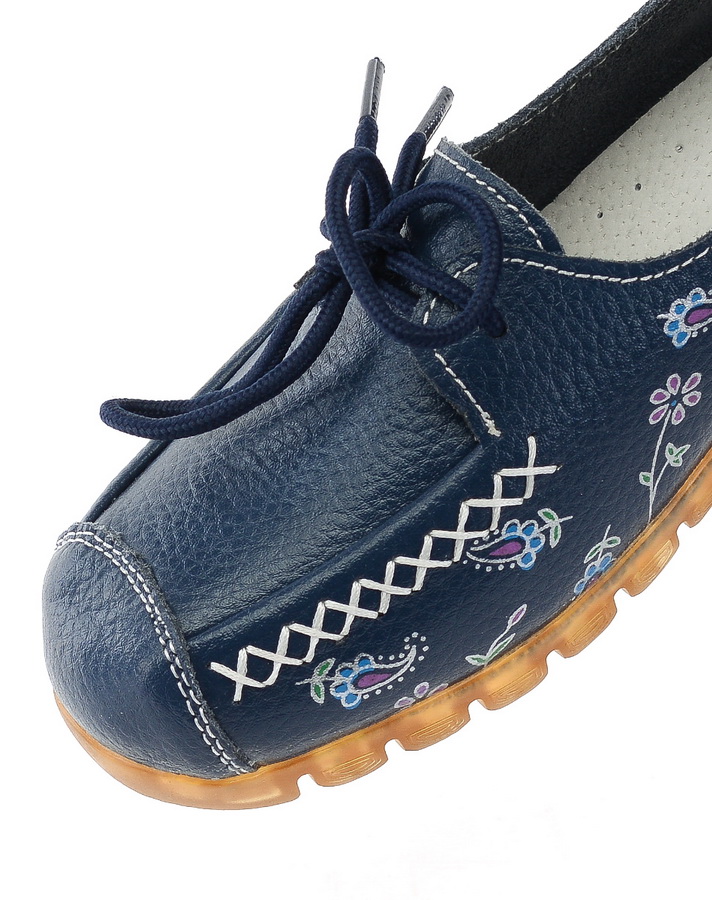 женские мокасины на шнурке натуральная кожа bnf тайвань