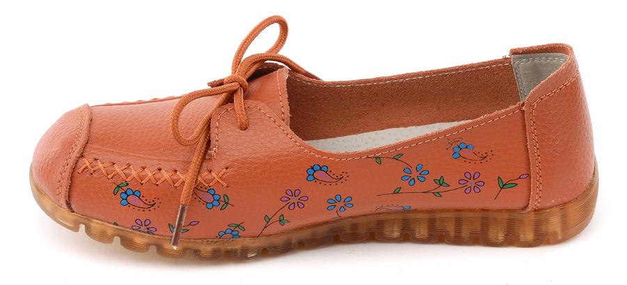 женские мокасины на шнурке натуральная кожа bnf тайвань