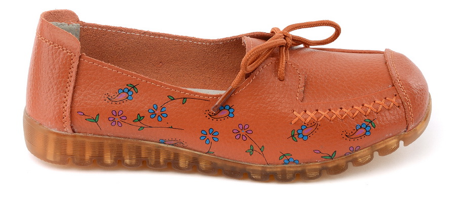 женские мокасины на шнурке натуральная кожа bnf тайвань