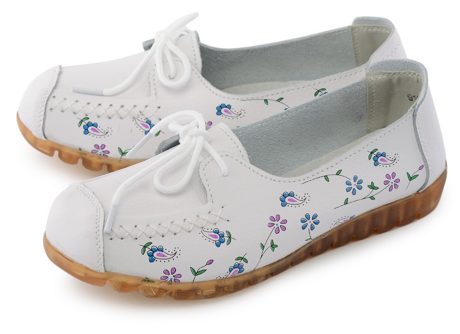 женские мокасины на шнурке натуральная кожа bnf тайвань