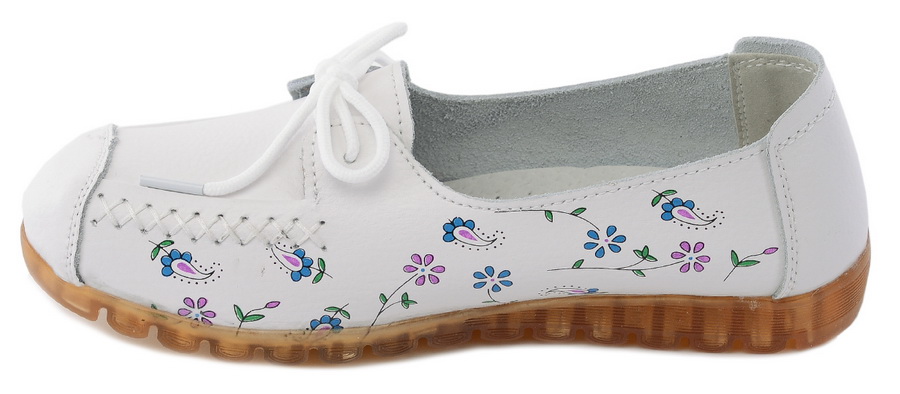 женские мокасины на шнурке натуральная кожа bnf тайвань