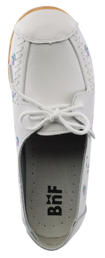 женские мокасины на шнурке натуральная кожа bnf тайвань