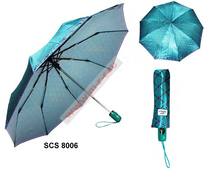 зонт автомат клетка атлас sponsa