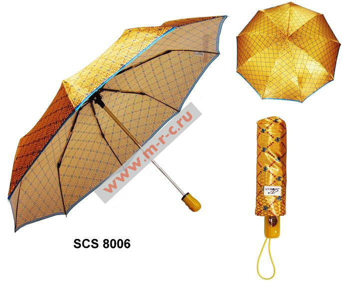 зонт автомат клетка атлас sponsa