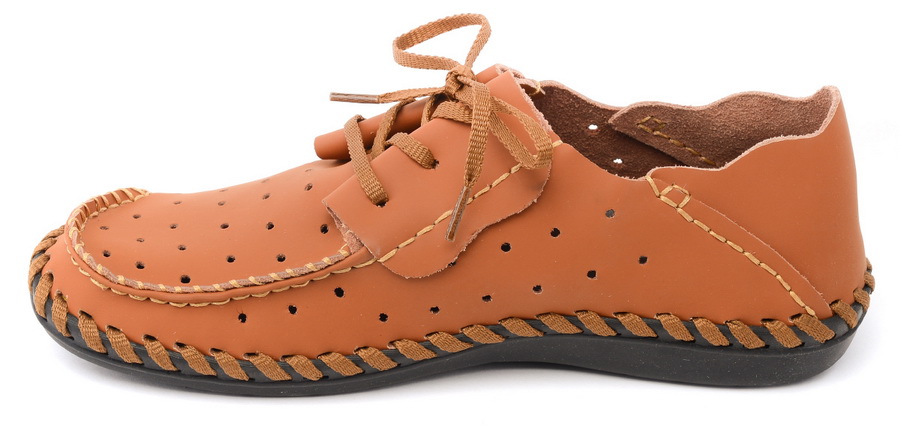 мужские мокасины с перфорацией натуральная кожа gugu германия