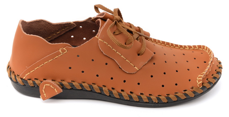 мужские мокасины с перфорацией натуральная кожа gugu германия