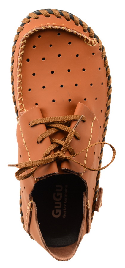 мужские мокасины с перфорацией натуральная кожа gugu германия