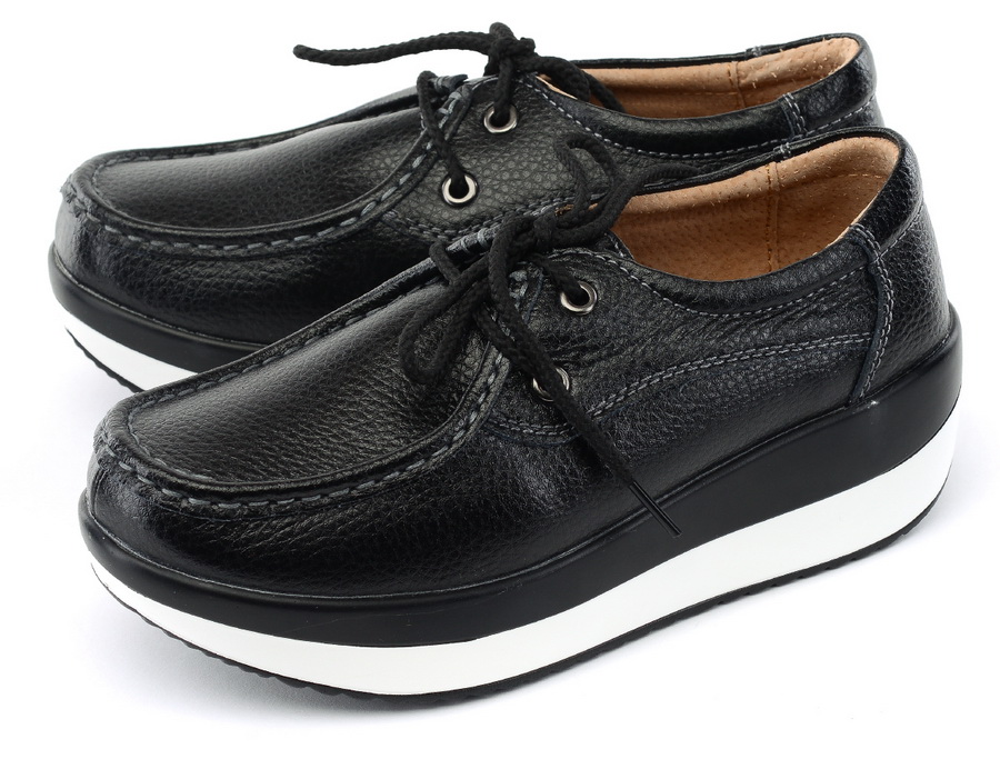 женские мокасины на танкетке натуральная кожа binifoot/bnf тайвань