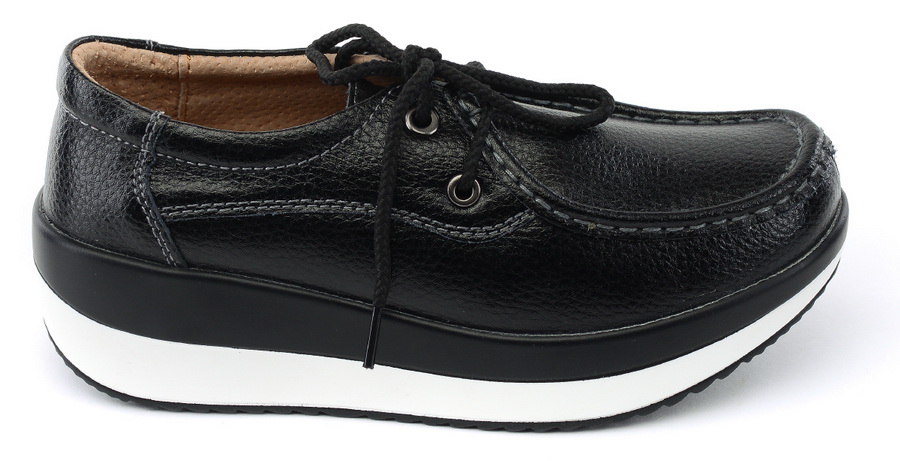 женские мокасины на танкетке натуральная кожа binifoot/bnf тайвань