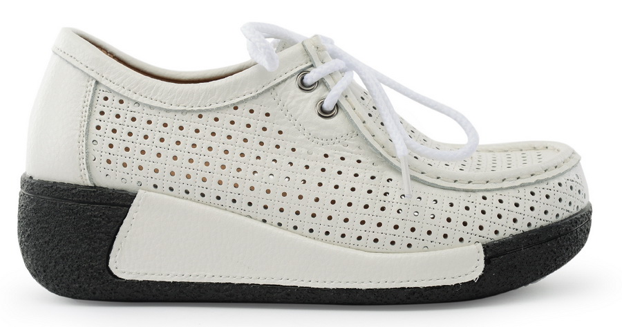 женские мокасины на танкетке натуральная кожа binifoot/bnf тайвань