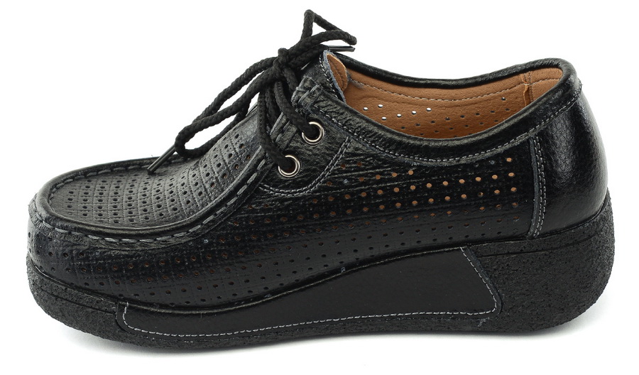 женские мокасины на танкетке натуральная кожа binifoot/bnf тайвань