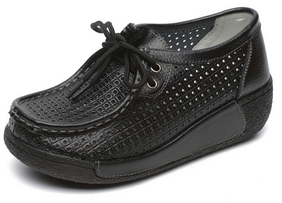 женские мокасины на танкетке натуральная кожа binifoot/bnf тайвань