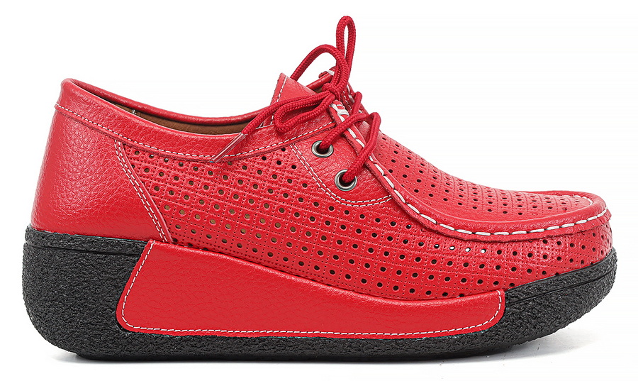 женские мокасины на танкетке натуральная кожа binifoot/bnf тайвань