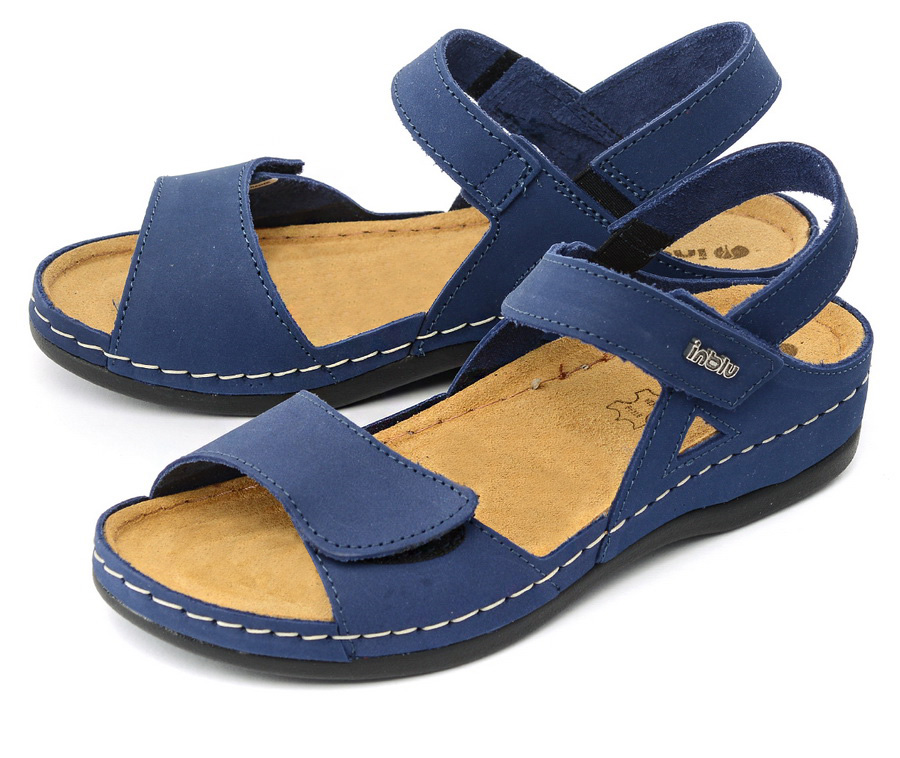 женские босоножки натуральная кожа inblu