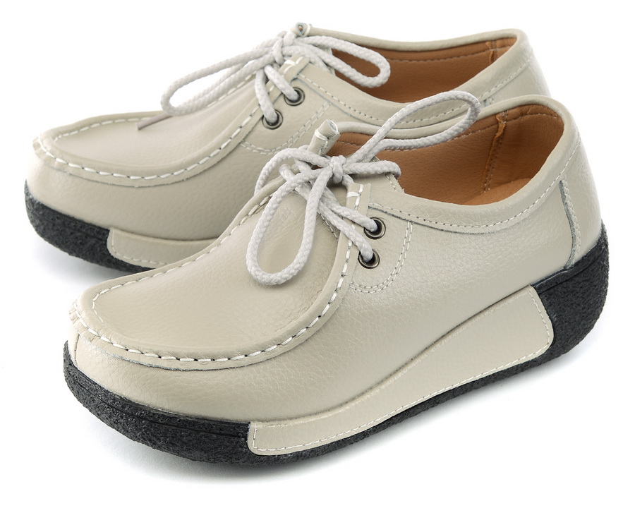 женские мокасины на танкетке натуральная кожа binifoot/bnf тайвань