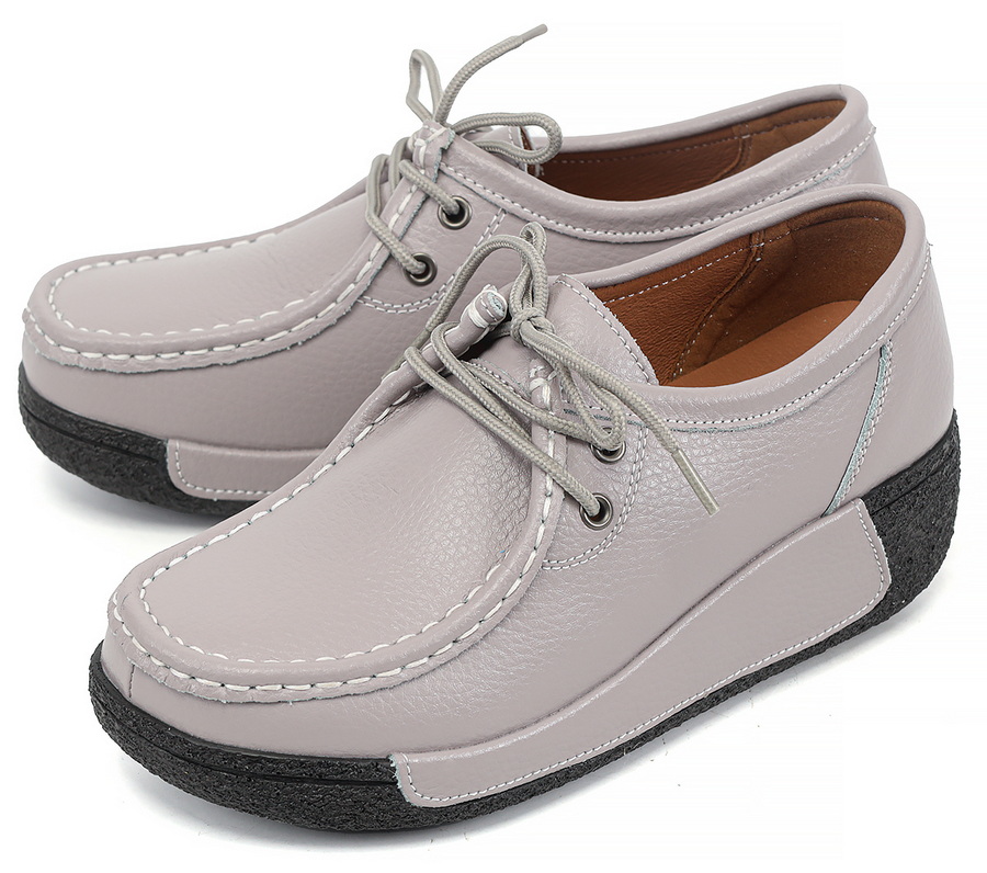 женские мокасины на танкетке натуральная кожа binifoot/bnf тайвань