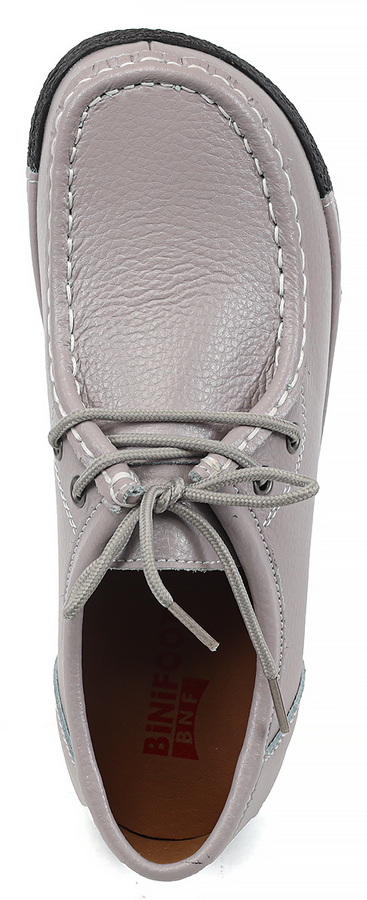 женские мокасины на танкетке натуральная кожа binifoot/bnf тайвань