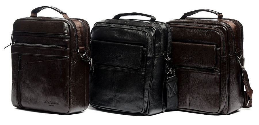 мужская сумка натуральная кожа корея