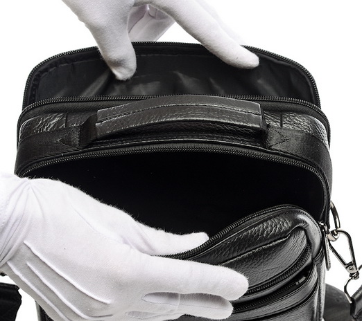 мужская сумка натуральная кожа корея