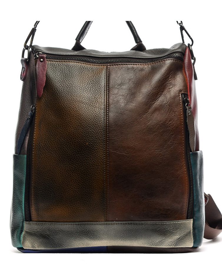 женский рюкзак натуральная кожа kikilok корея