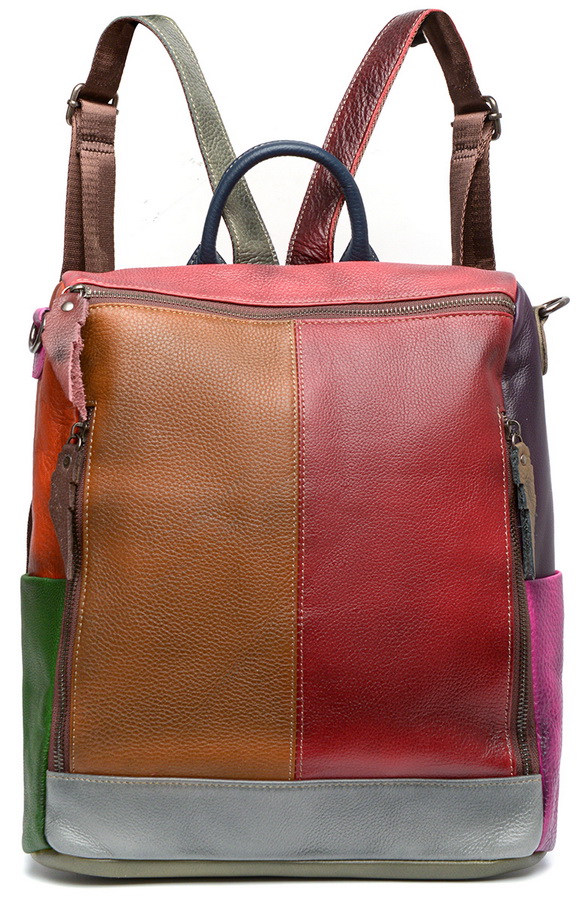 женский рюкзак натуральная кожа kikilok корея