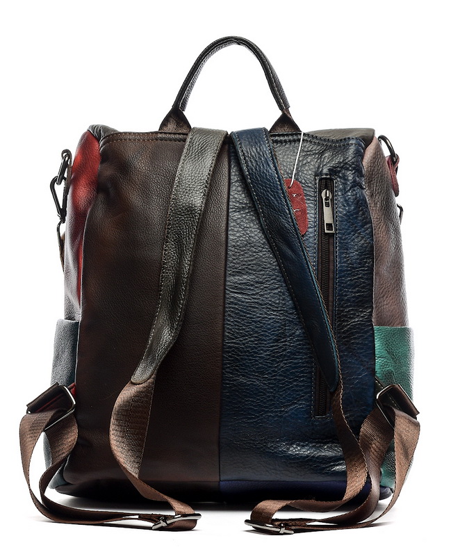 женский рюкзак натуральная кожа kikilok корея