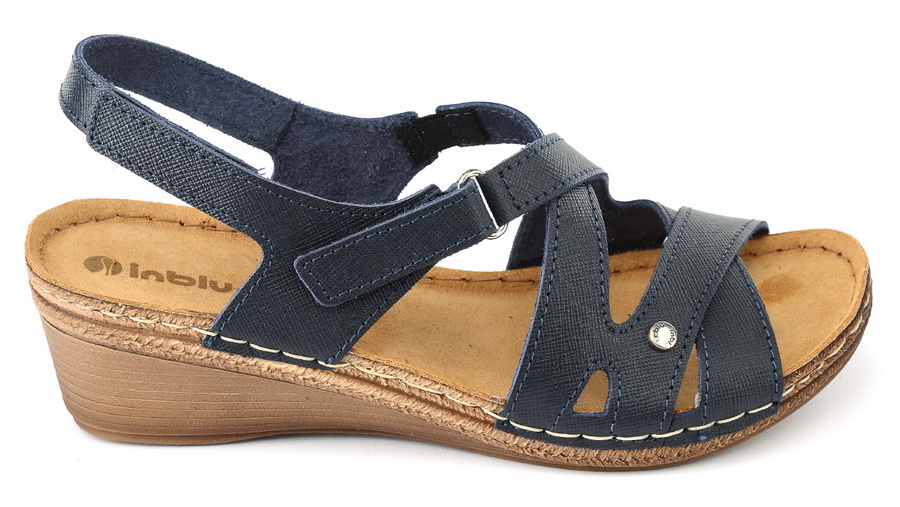 женские босоножки натуральная кожа inblu