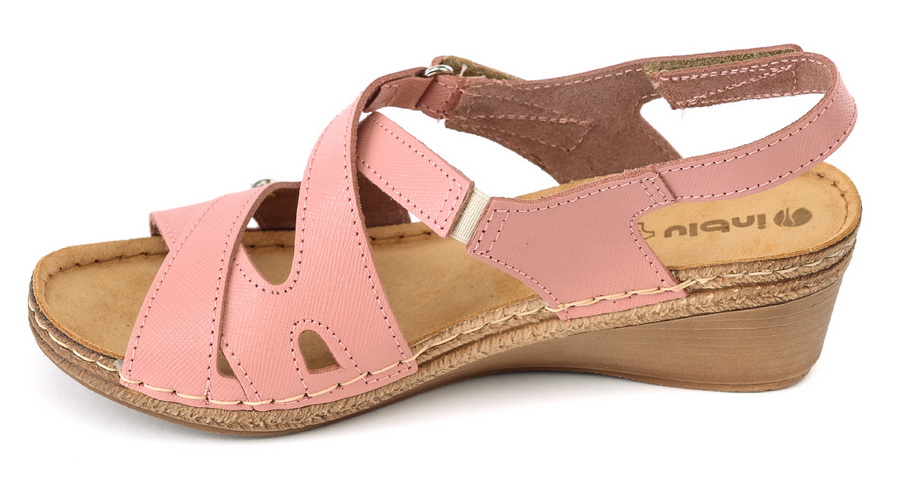 женские босоножки натуральная кожа inblu