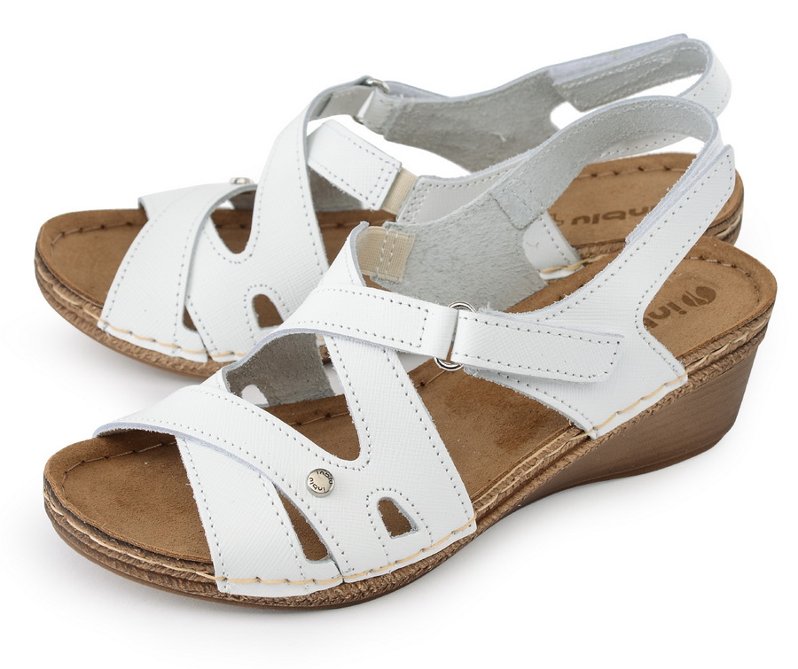 женские босоножки натуральная кожа inblu