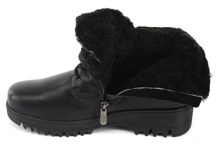 женские ботинки натуральная кожа/ натуральный мех gugu германия