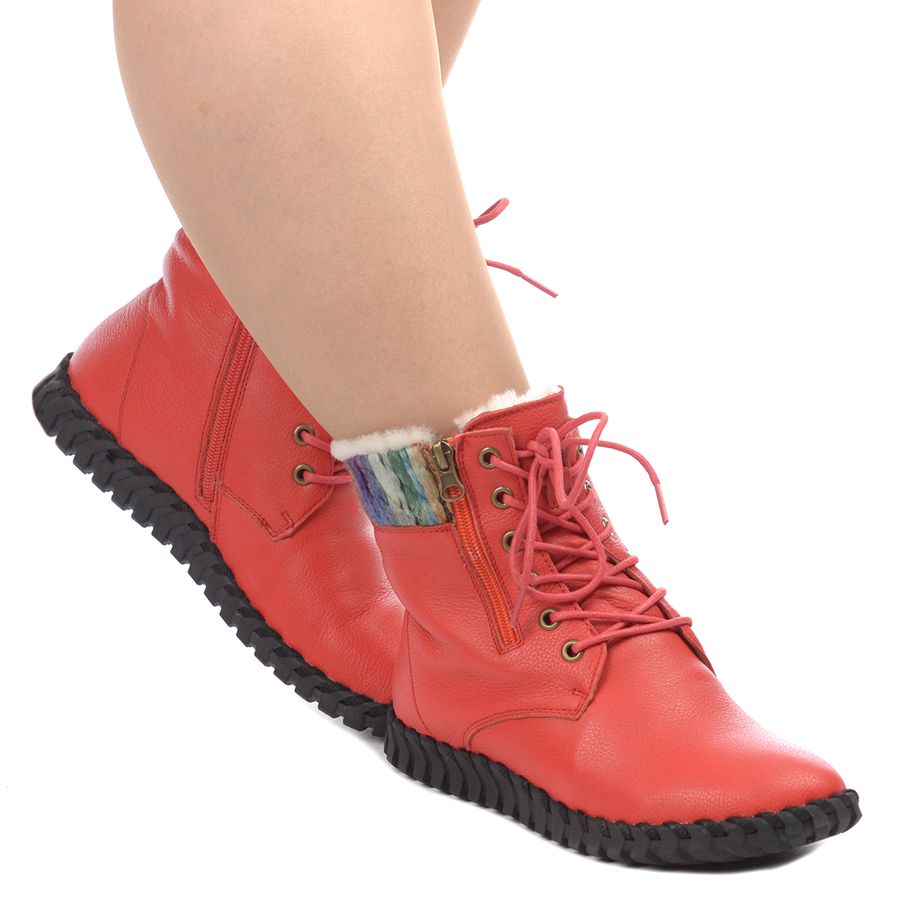 женские ботинки натуральная кожа натуральный мех gugu германия