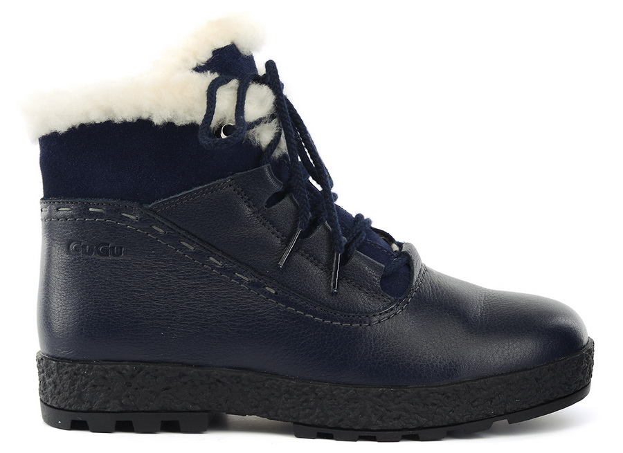 женские ботинки натуральная кожа натуральный мех gugu германия