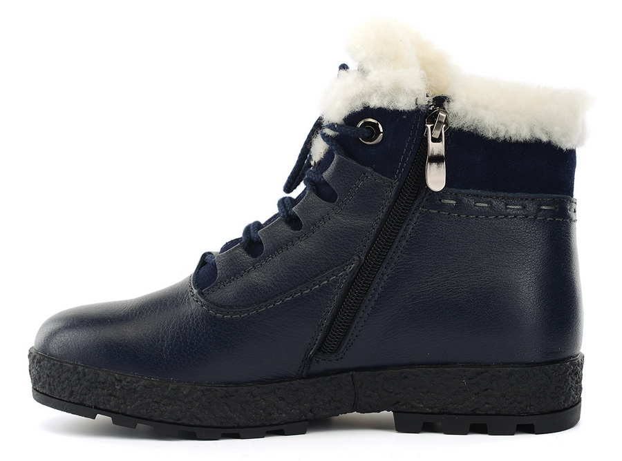 женские ботинки натуральная кожа натуральный мех gugu германия