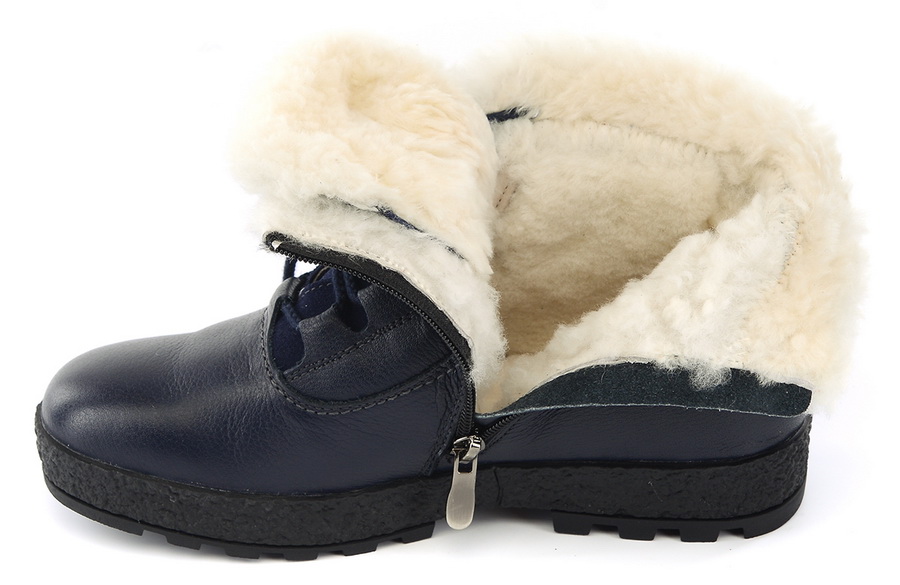 женские ботинки натуральная кожа натуральный мех gugu германия