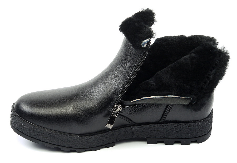 женские ботинки натуральная кожа натуральный мех gugu германия