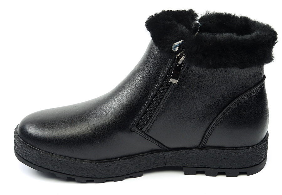 женские ботинки натуральная кожа натуральный мех gugu германия