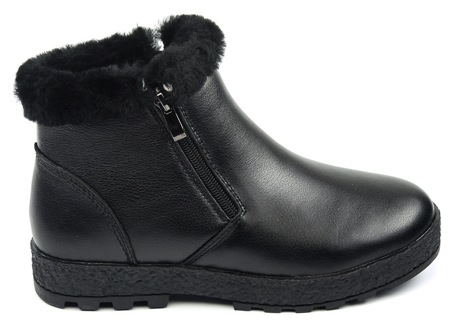 женские ботинки натуральная кожа натуральный мех gugu германия