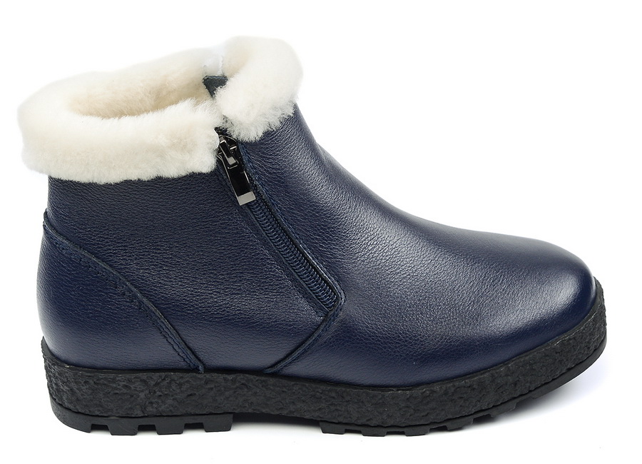 женские ботинки натуральная кожа натуральный мех gugu германия