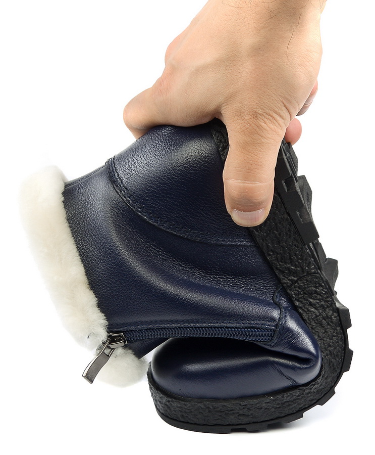 женские ботинки натуральная кожа натуральный мех gugu германия