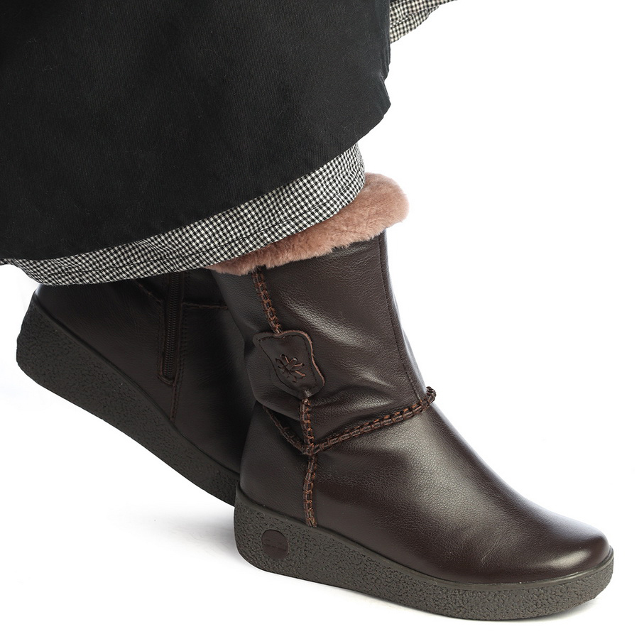 женские сапоги натуральная кожа натуральный мех gugu германия