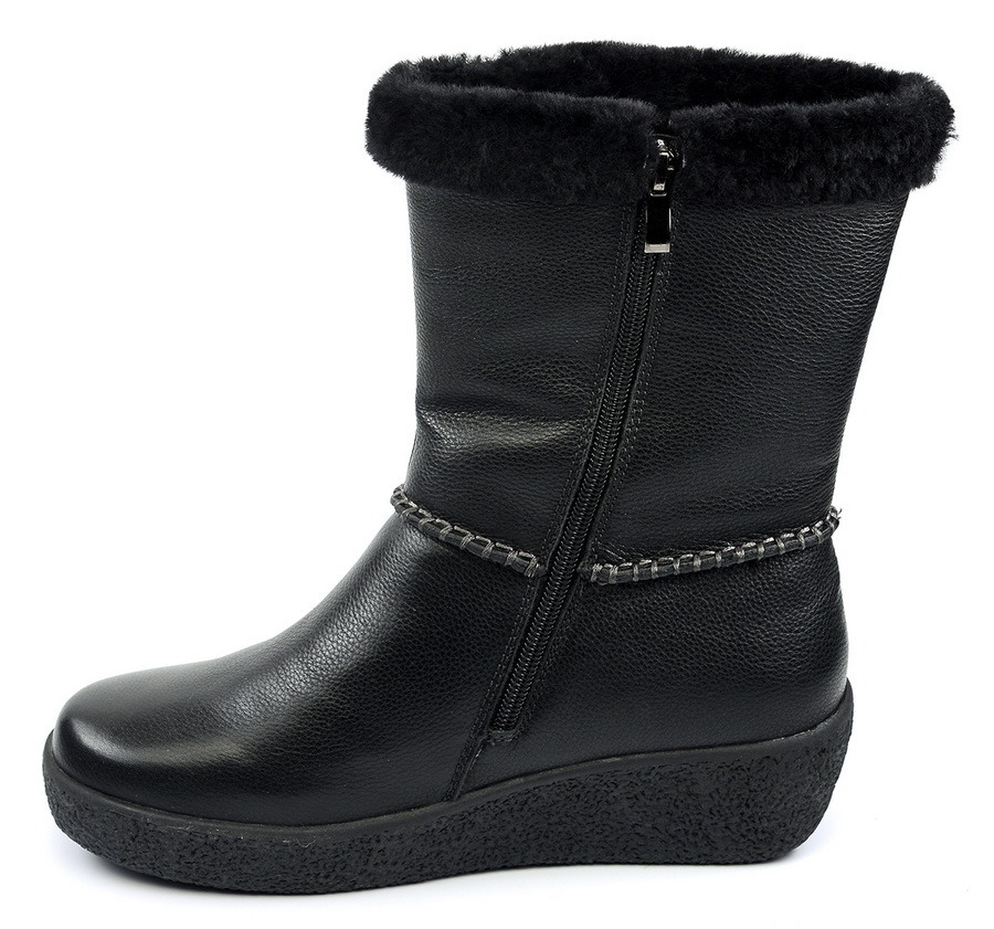 женские сапоги натуральная кожа натуральный мех gugu германия