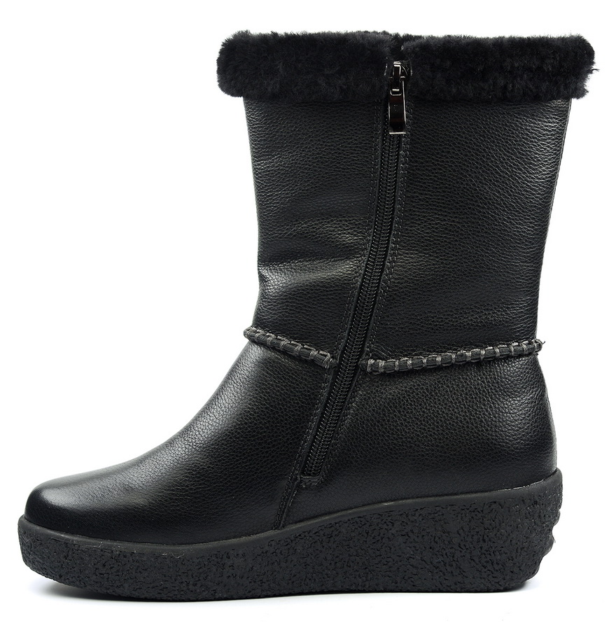 женские сапоги натуральная кожа натуральный мех gugu германия