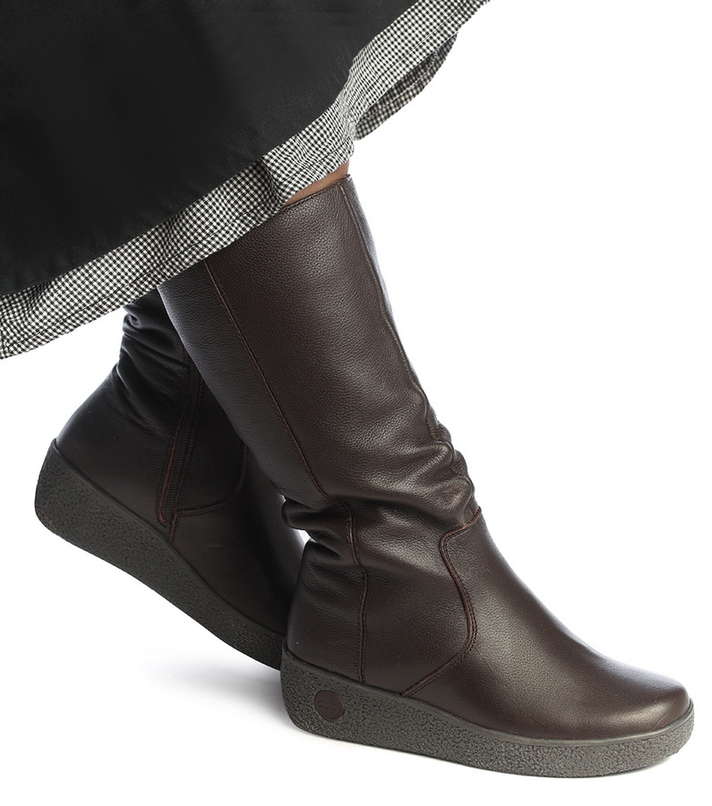 женские сапоги натуральная кожа натуральный мех gugu германия