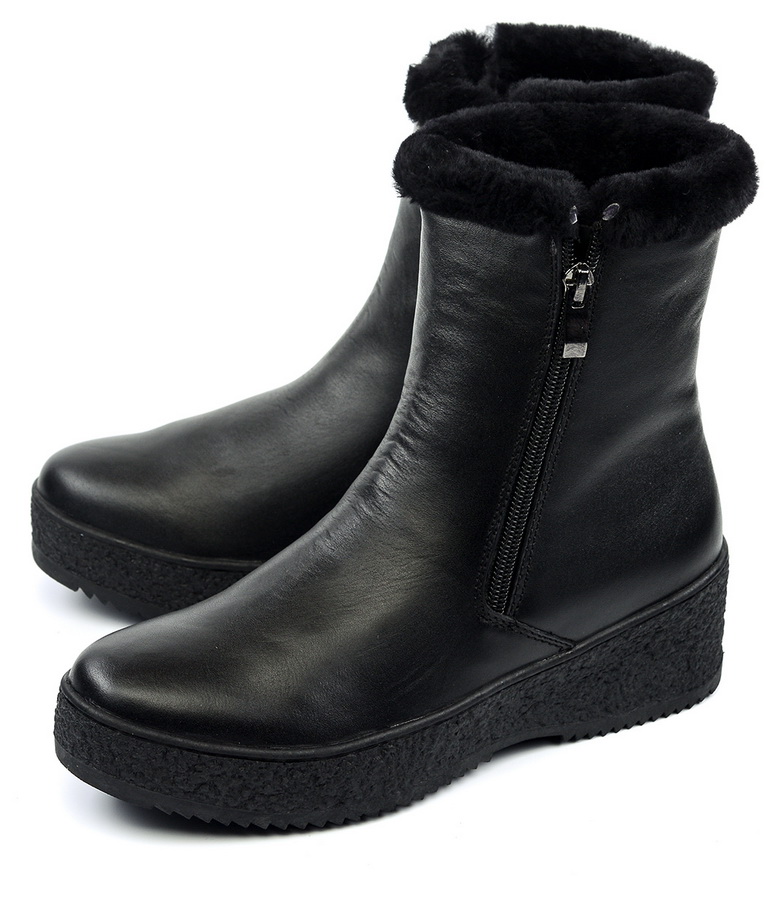 женские сапоги натуральная кожа натуральный мех gugu германия