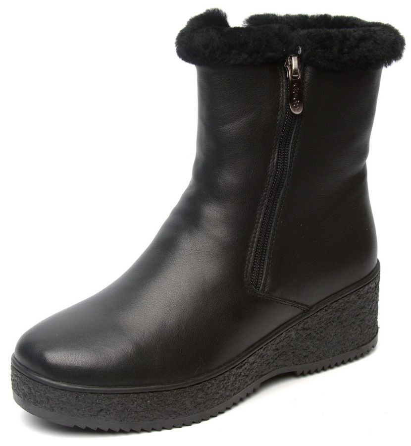 женские сапоги натуральная кожа натуральный мех gugu германия