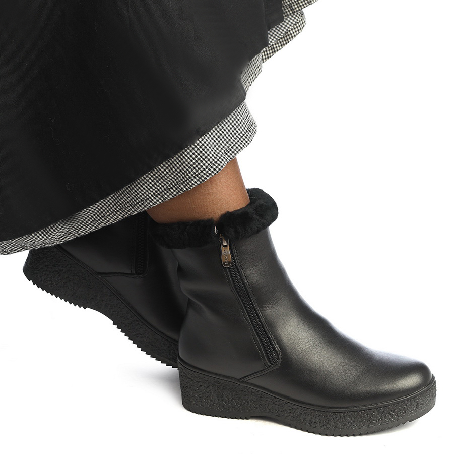 женские сапоги натуральная кожа натуральный мех gugu германия