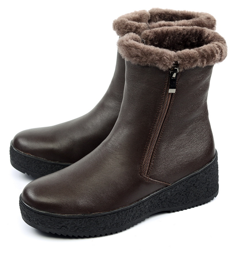 женские сапоги натуральная кожа натуральный мех gugu германия