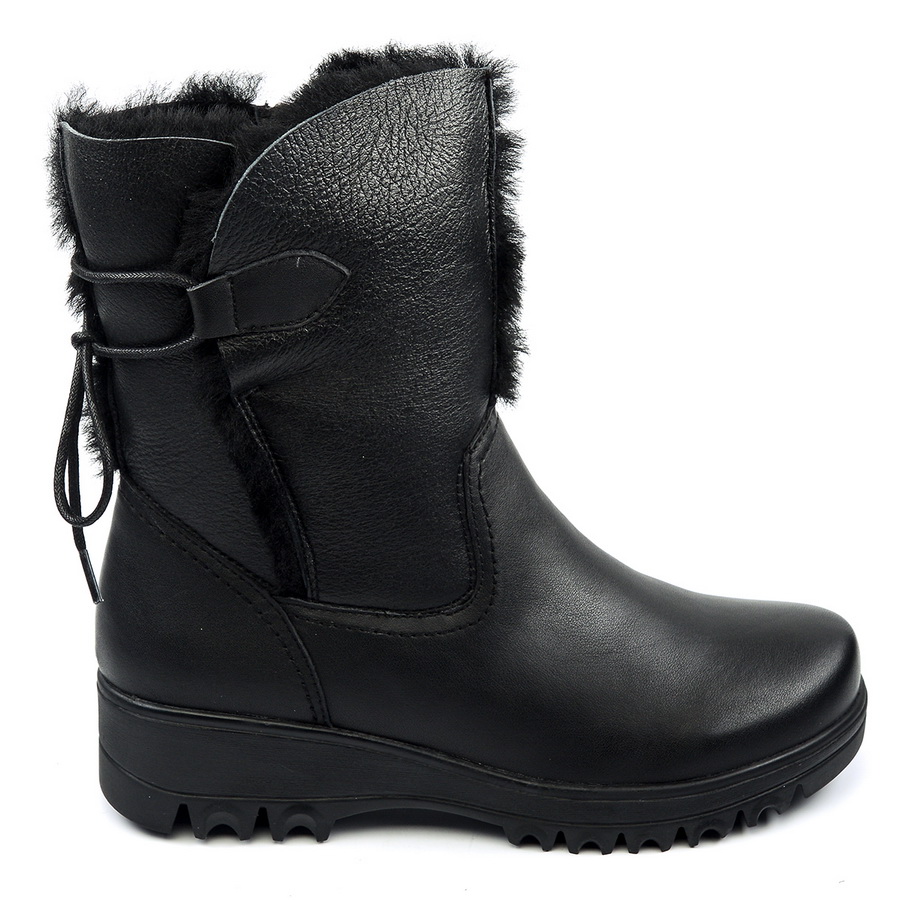 женские сапоги натуральная кожа+дубленка натуральный мех gugu германия